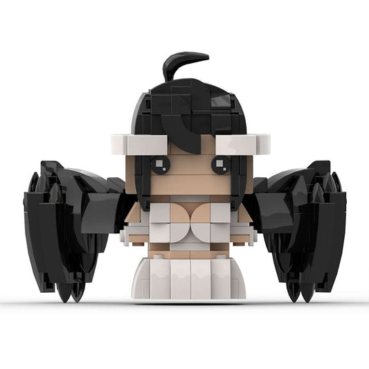 albedo brickheadz anime building kit | overlord moc | 298 pcs - 1