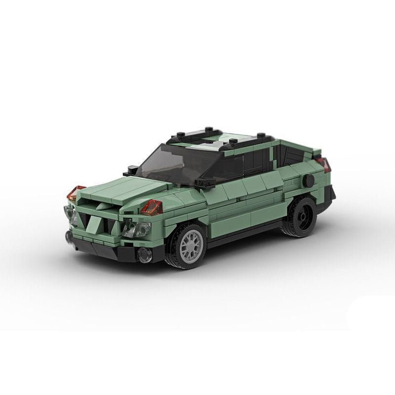 Albuquerque Chemistry Drama Sand Green SUV Building Kit | LEGO-Compatible MOC - 1