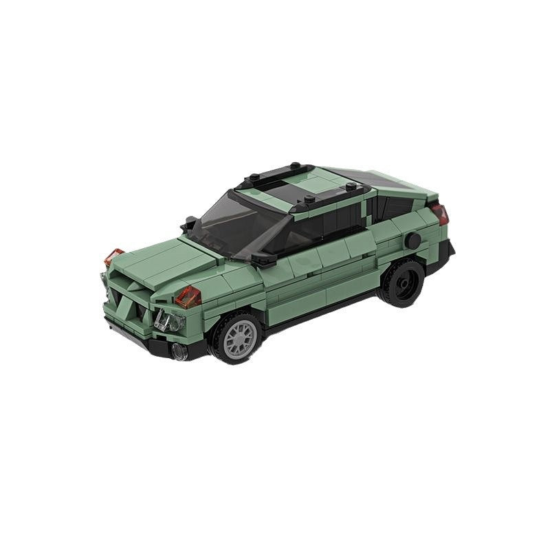 Albuquerque Chemistry Drama Sand Green SUV Building Kit | LEGO-Compatible MOC - 5