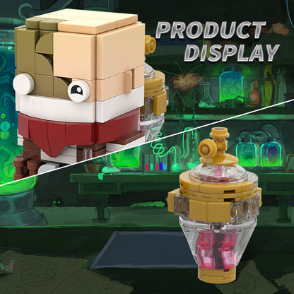 alchemist brickheadz building set | league of legends | lego compatible - 6
