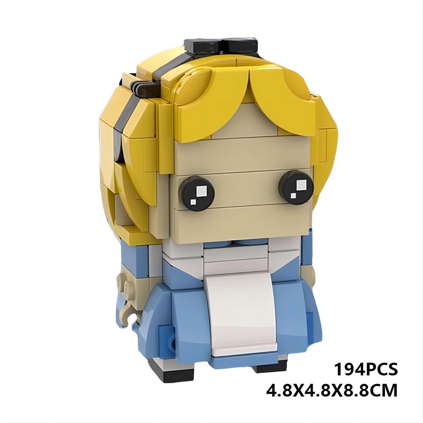 alice in wonderland brickheadz building set | moc-31453 - 5