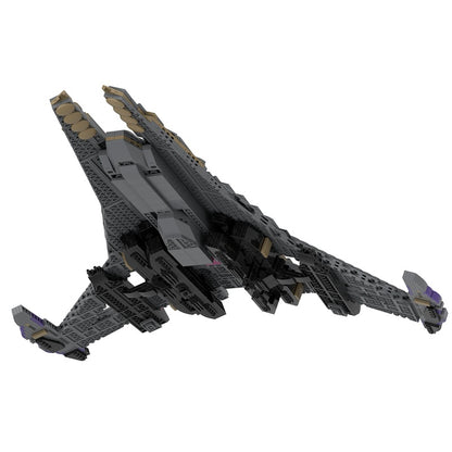 Alien Dreadnought Battleship MOC Building Kit - 4
