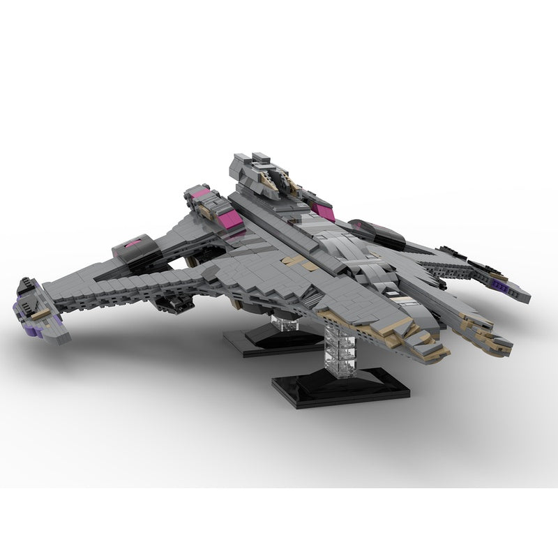 Alien Dreadnought Battleship MOC Building Kit - 5