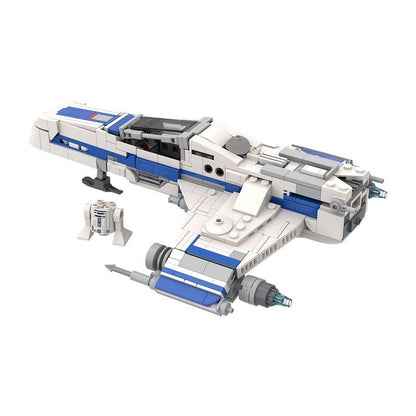 Alphabet-Wing Starfighter MOC 1/45 Scale Spacecraft Building Kit - 2
