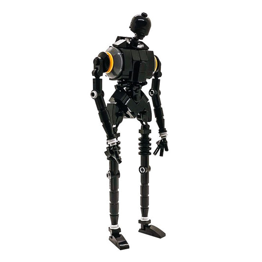 Amber-Ring Security Robot MOC Building Kit | Tall Mechanical Figure - 1