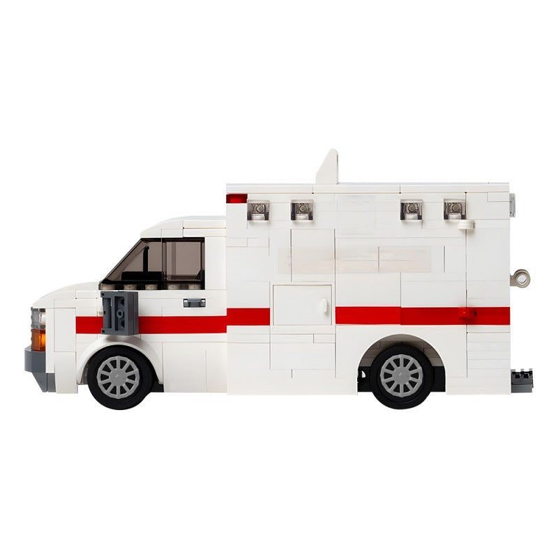 Ambulance MOC Building Kit | Full Interior Rescue Vehicle Model - 3