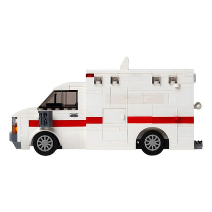 Ambulance MOC Building Kit | Full Interior Rescue Vehicle Model - 3