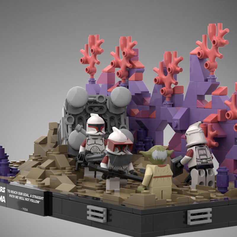 ambush building set | the clone wars dioramas | moc-108406 - 3