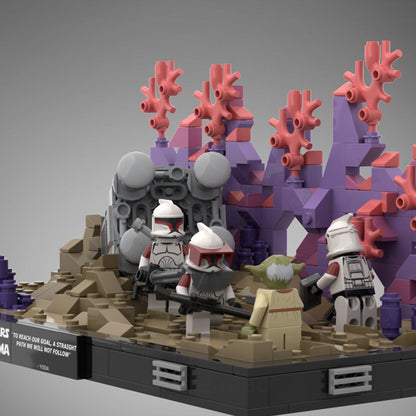 ambush building set | the clone wars dioramas | moc-108406 - 3