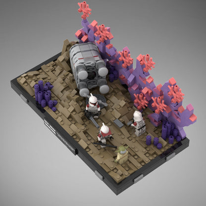 ambush building set | the clone wars dioramas | moc-108406 - 4