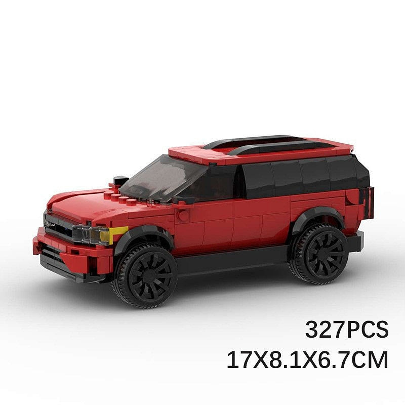 American Explorer SUV 8-Wide MOC Off-Road Vehicle Building Kit - 9
