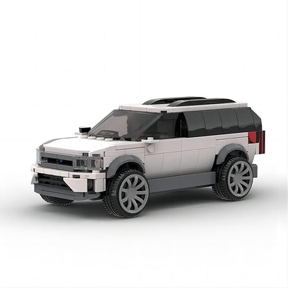 American Explorer SUV Building Kit | 8 Wide LEGO-Compatible MOC - 1