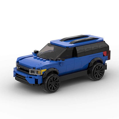 American Explorer SUV Building Kit | 8 Wide LEGO-Compatible MOC - 7