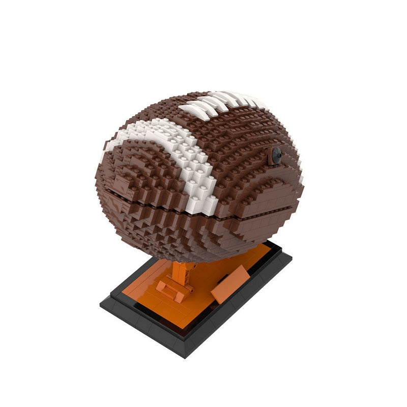American Football Ball MOC Building Kit | Sports Display Model - 2