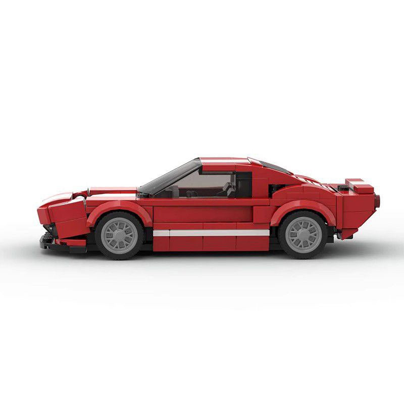 American GT Supercar Building Kit | 8-Wide LEGO-Compatible MOC - 2