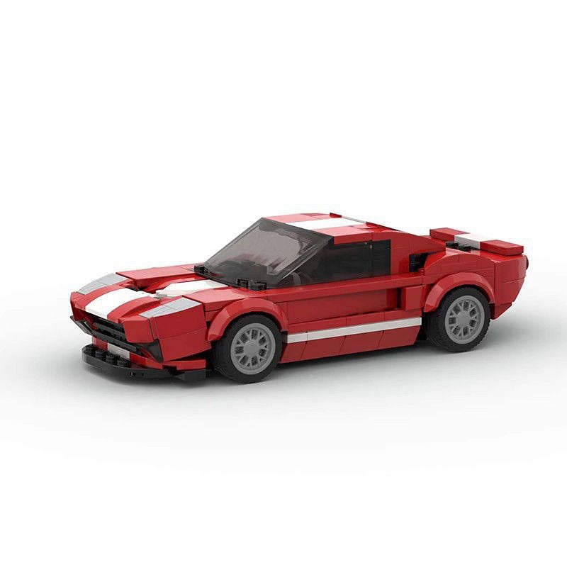 American GT Supercar MOC Building Kit | 8-Wide Performance Car - 1