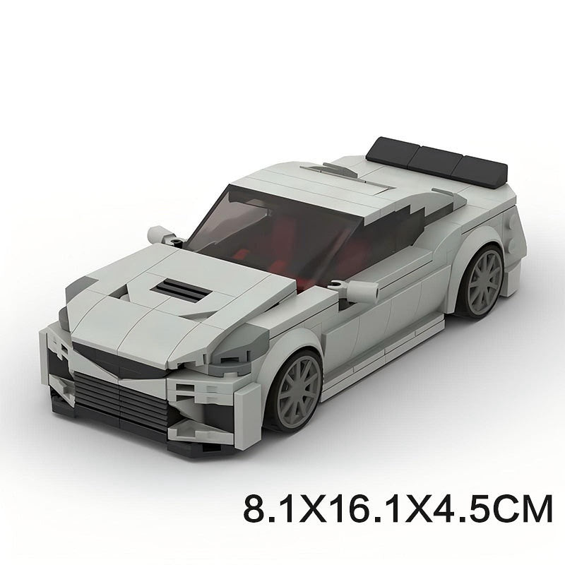 American Luxury V-Series Sports Sedan Building Kit | LEGO-Compatible MOC - 6