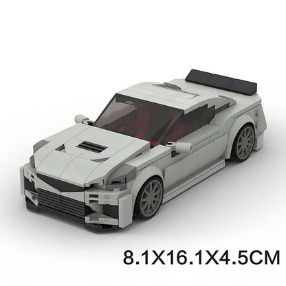 American Luxury V-Series Sports Sedan Building Kit | LEGO-Compatible MOC - 6