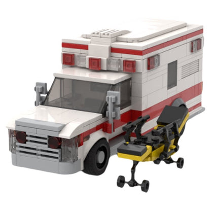 American-Style Box Ambulance MOC Building Kit - 4