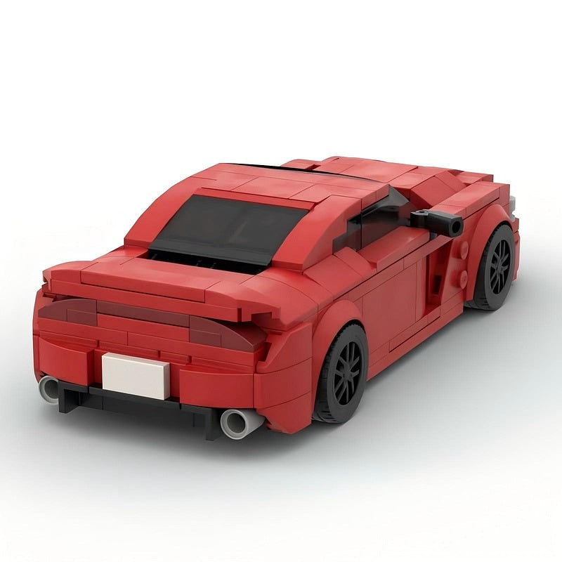American Supercharged V8 Coupe MOC Building Kit | Performance Vehicle Model - 2