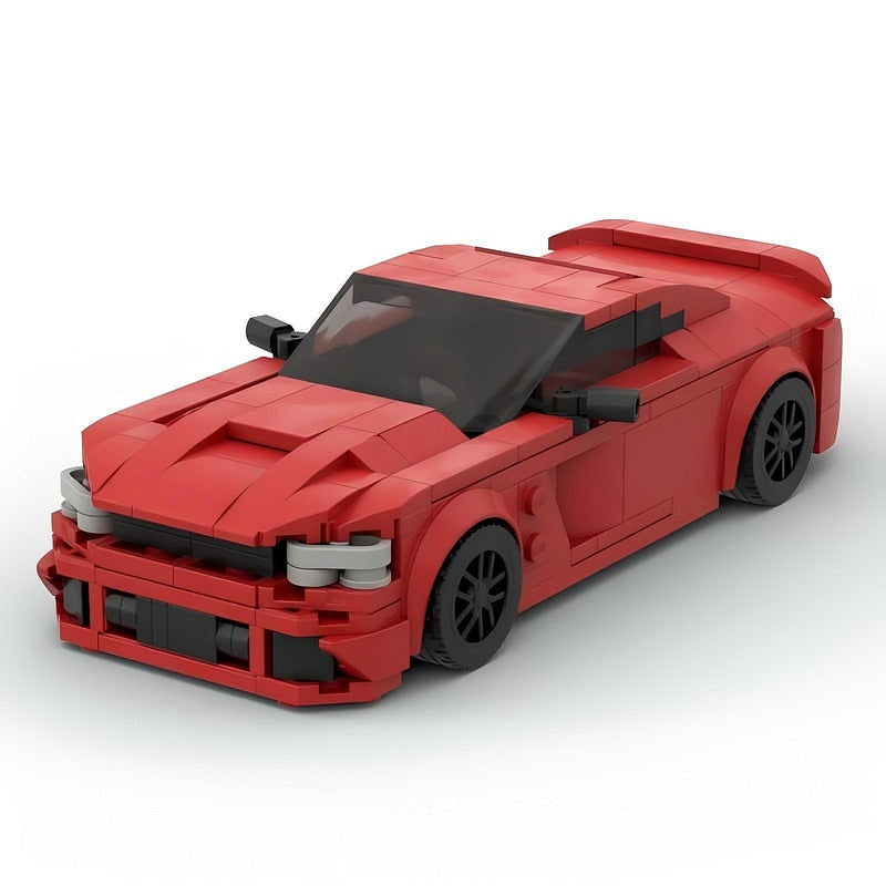 American Supercharged V8 Coupe MOC Building Kit | Performance Vehicle Model - 5
