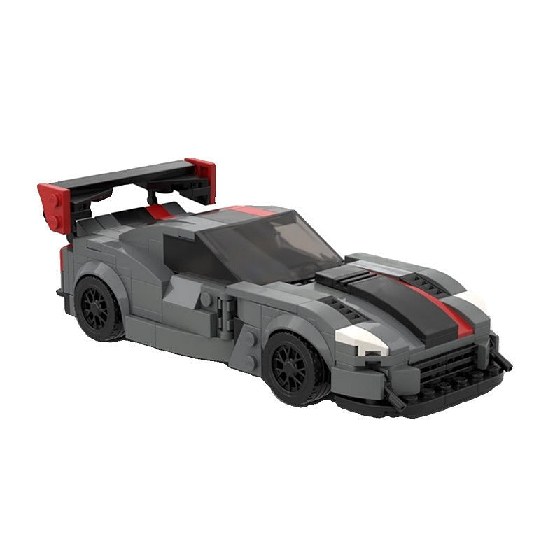 American Track Hypercar Racing Car MOC Building Kit | Vehicle Model - 2