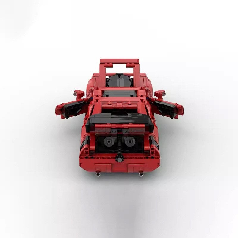 American V8 Street Performance Coupe Building Kit | LEGO-Compatible MOC - 3