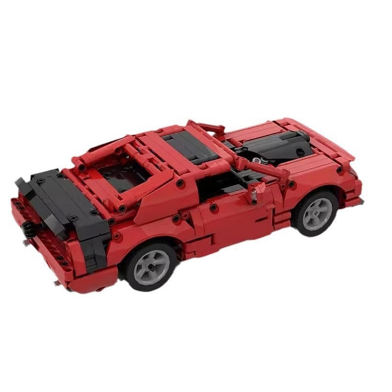 American V8 Street Performance Coupe MOC Building Kit | Muscle Car Model - 1