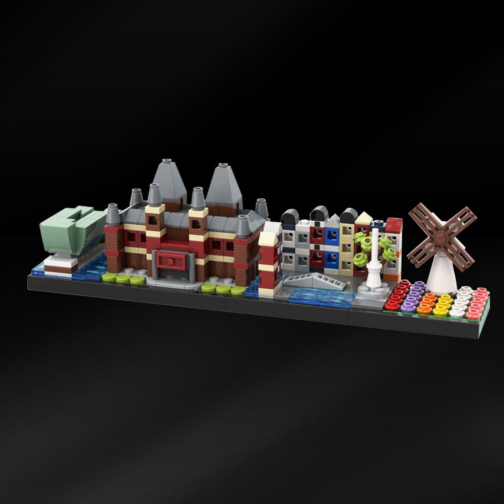 amsterdam skyline building set | moc-133803 - 2