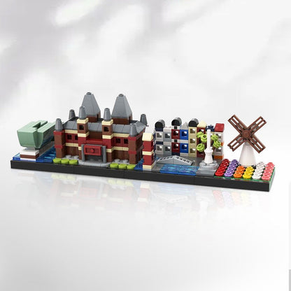 Amsterdam Skyline MOC Architecture Building Kit - 6