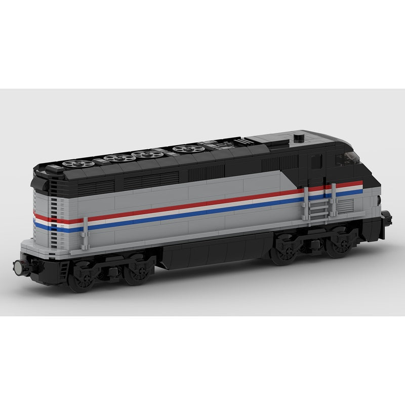 Amtrak F59PHI MOC Passenger Train Building Kit | Modern Locomotive Model - 3