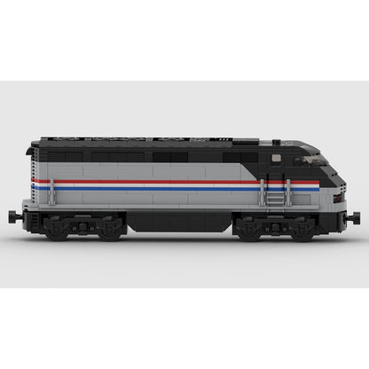 Amtrak F59PHI MOC Passenger Train Building Kit | Modern Locomotive Model - 5