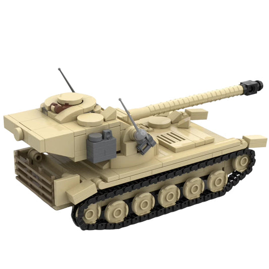 AMX-13/90 Light Tank Building Kit | LEGO-Compatible MOC - 1