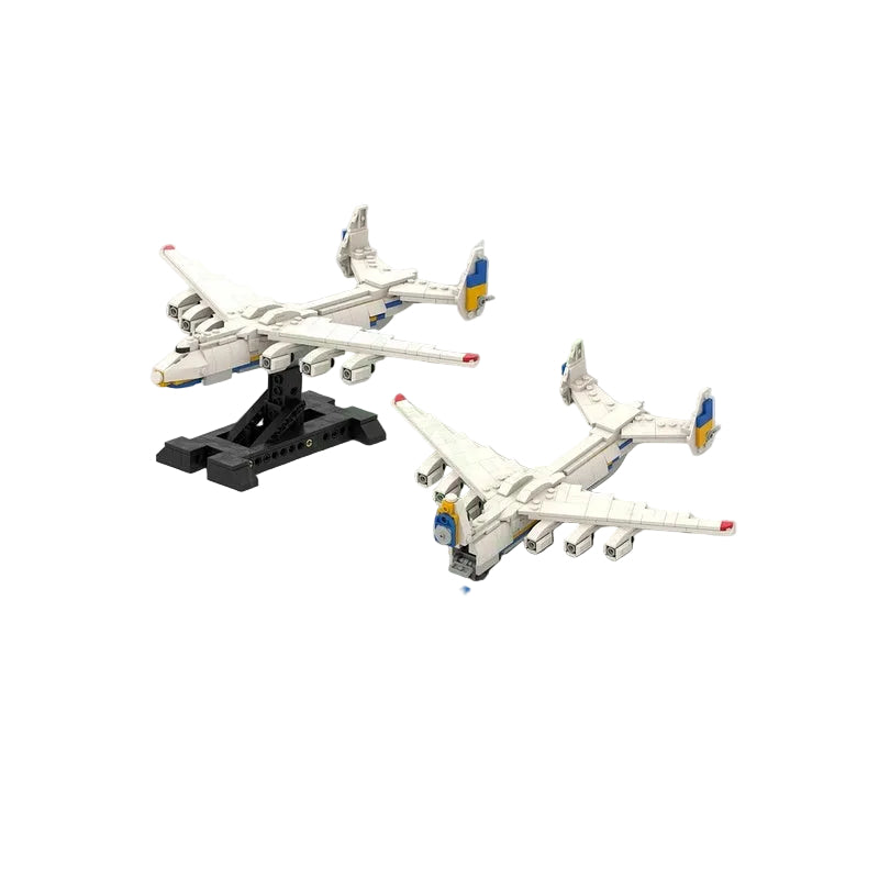 AN-124 "Ruslan" Heavy Cargo Aircraft 1:300 MOC Building Kit - 1