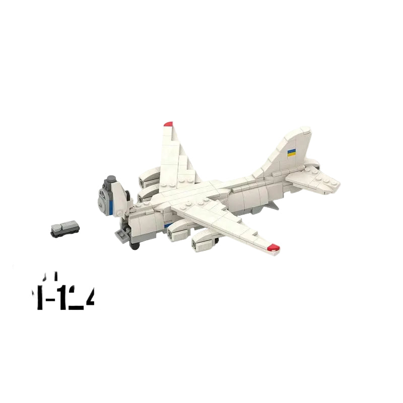 AN-124 "Ruslan" Heavy Cargo Aircraft 1:300 MOC Building Kit - 2
