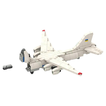AN-124 "Ruslan" Heavy Cargo Aircraft 1:300 MOC Building Kit - 4