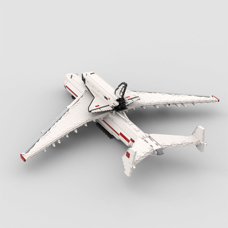 AN-225 Carrier Aircraft 1:110 Building Kit | LEGO-Compatible MOC - 4