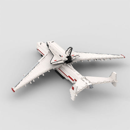 AN-225 Carrier Aircraft 1:110 Building Kit | LEGO-Compatible MOC - 4