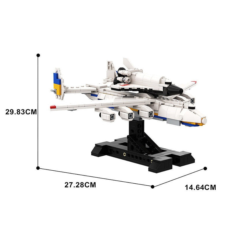 AN-225 Mriya Transport Aircraft MOC Building Kit | 1:300 Scale Model - 10