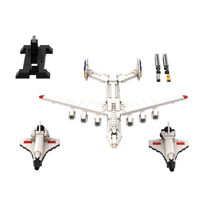 AN-225 Mriya Transport Aircraft MOC Building Kit | 1:300 Scale Model - 11