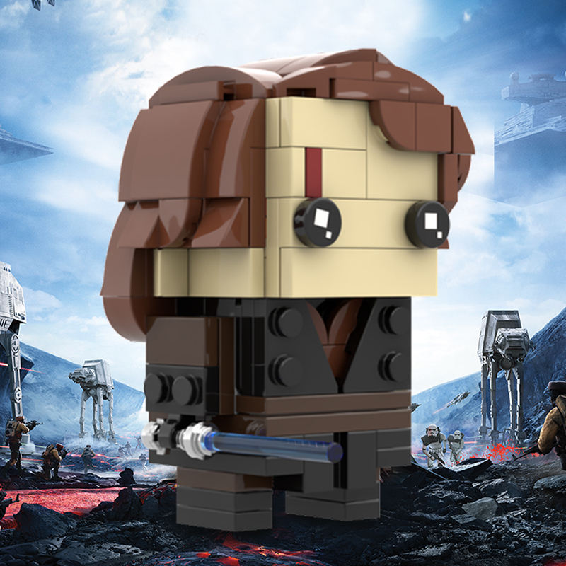 anakin brickheadz | star wars | moc-74200 - 2