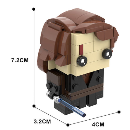 anakin brickheadz | star wars | moc-74200 - 5