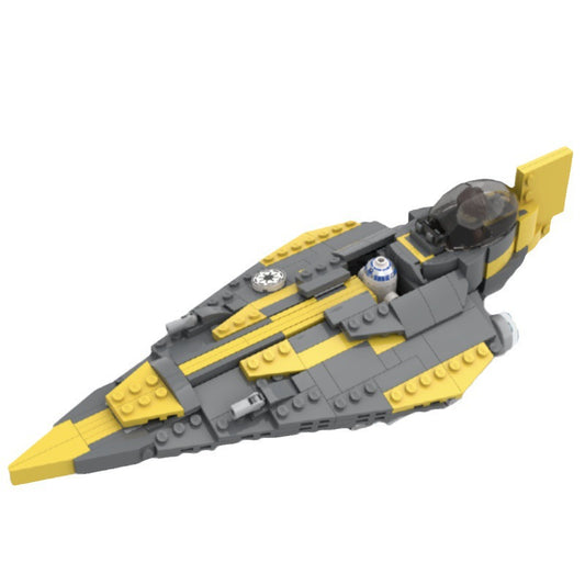 anakin's delta-7b starfighter building set | moc-59174 - 1