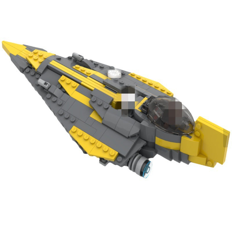 anakin's delta-7b starfighter building set | moc-59174 - 2