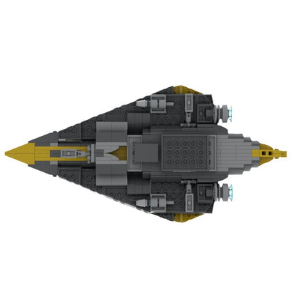 anakin's delta-7b starfighter building set | moc-59174 - 3