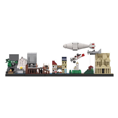 Ancient Adventure Skyline Building Kit | LEGO-Compatible MOC - 3