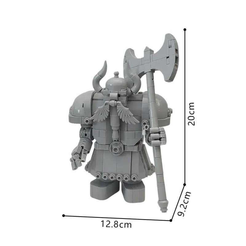 Ancient Dwarven Guardian Statue MOC Kit | LEGO-Compatible Fantasy Build - 2