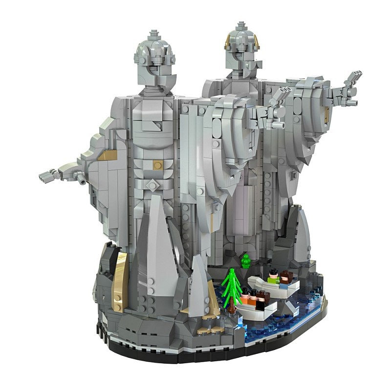 Ancient Fantasy Guardian Statues Building Kit | LEGO-Compatible MOC - 3