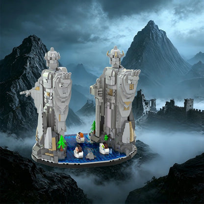Ancient Fantasy Guardian Statues Building Kit | LEGO-Compatible MOC - 6