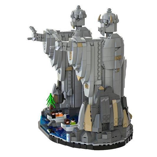 Ancient Fantasy Guardian Statues MOC Building Kit - 1